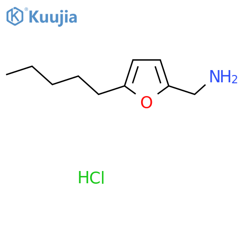 1-(5-pentylfuran-2-yl)methanamine hydrochloride structure