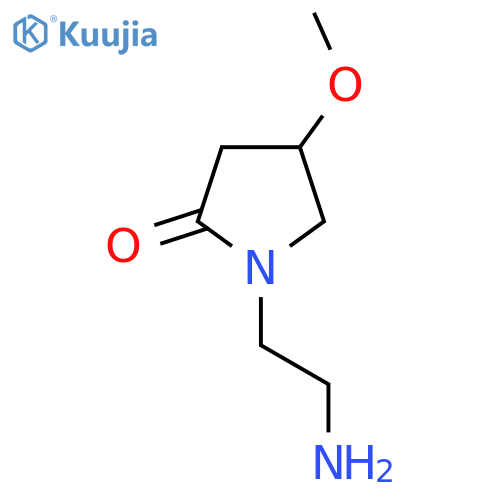 1-(2-Aminoethyl)-4-methoxypyrrolidin-2-one structure