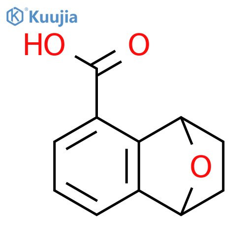 11-oxatricyclo6.2.1.0,2,7undeca-2(7),3,5-triene-3-carboxylic acid structure
