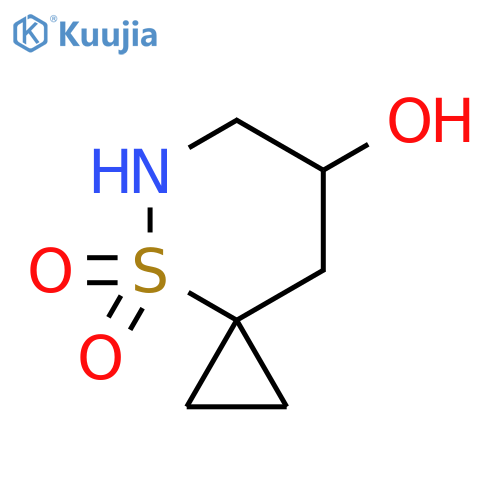 7-hydroxy-4lambda6-thia-5-azaspiro2.5octane-4,4-dione structure