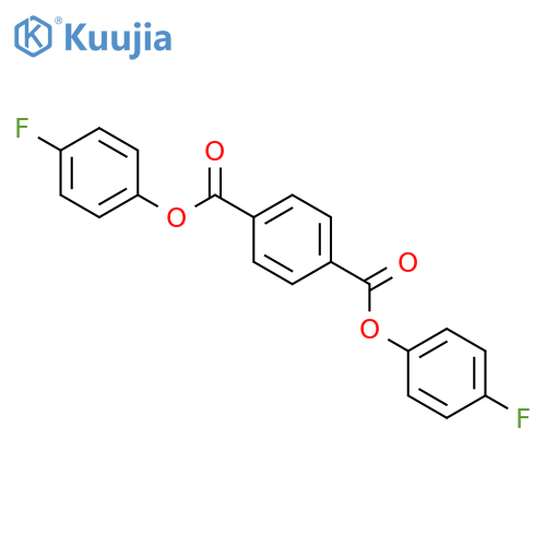 1,4-Benzenedicarboxylic acid, bis(4-fluorophenyl) ester structure