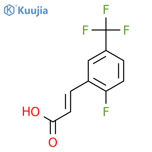2-Fluoro-5-(trifluoromethyl)cinnamic Acid structure