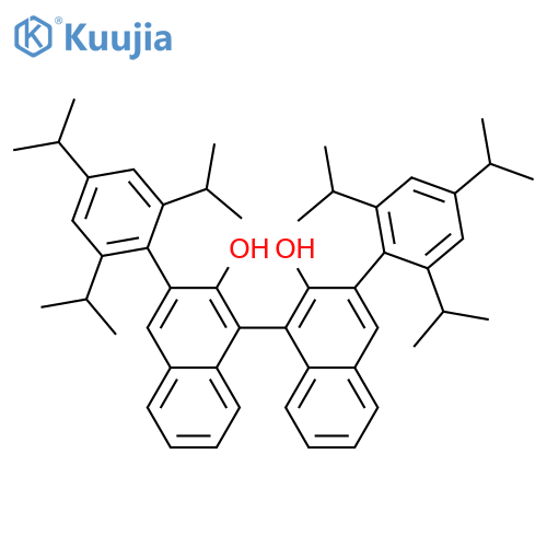 (S)-3,3'-Bis(2,4,6-triisopropylphenyl)-[1,1'-binaphthalene]-2,2'-diol structure
