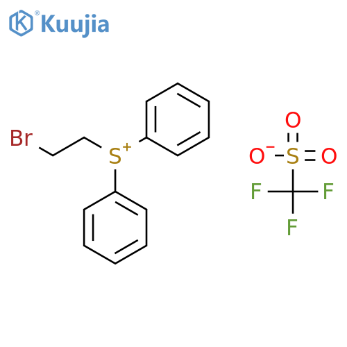 (2-Bromoethyl)diphenylsulfonium triflate structure