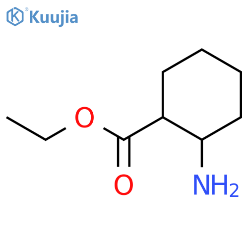 Cyclohexanecarboxylic acid, 2-amino-, ethyl ester, (1S,2S)- structure