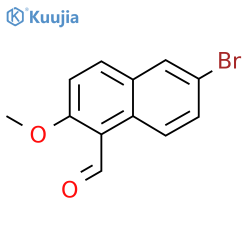 6-Bromo-2-methoxy-1-naphthaldehyde structure