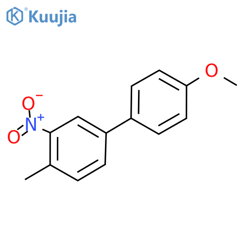 4'-Methoxy-4-methyl-3-nitro-1,1'-biphenyl structure