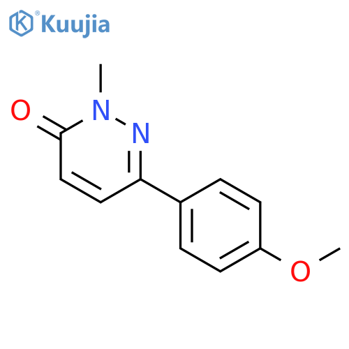 6-(4-methoxyphenyl)-2-methyl-2,3-dihydropyridazin-3-one structure