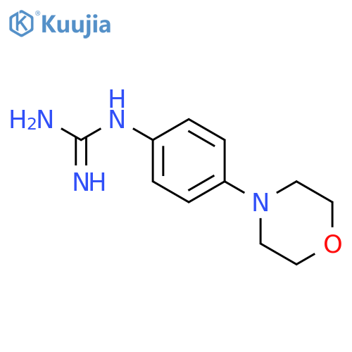 N-[4-(morpholin-4-yl)phenyl]guanidine structure