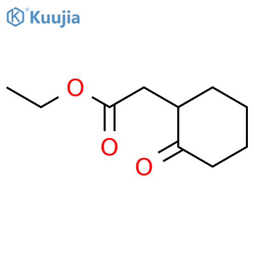 Ethyl 2-(2-oxocyclohexyl)acetate structure