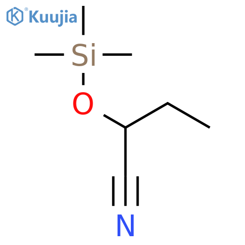 Butanenitrile, 2-[(trimethylsilyl)oxy]- structure