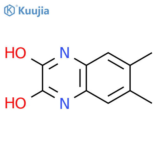 1,4-Dihydro-6,7-dimethyl-2,3-quinoxalinedione structure