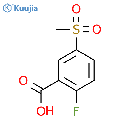 2-Fluoro-5-(methylsulfonyl)benzoic Acid structure