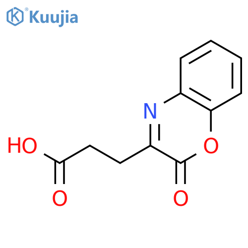 3-(2-oxo-2H-1,4-benzoxazin-3-yl)propanoic Acid structure