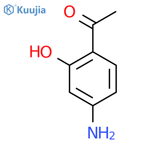 1-(4-amino-2-hydroxyphenyl)ethan-1-one structure