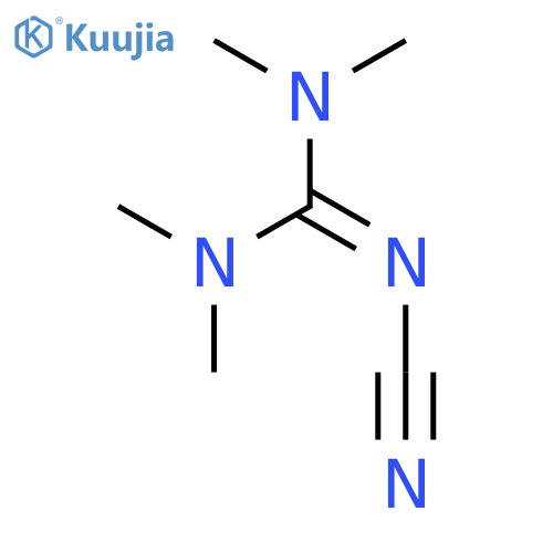 Guanidine,N''-cyano-N,N,N',N'-tetramethyl- structure