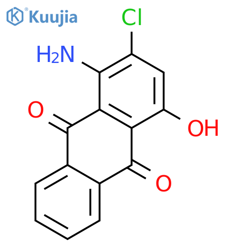 9,10-Anthracenedione,1-amino-2-chloro-4-hydroxy- structure