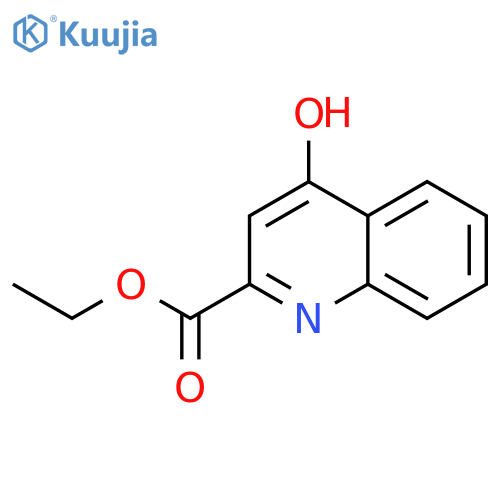 Ethyl 4-hydroxyquinoline-2-carboxylate structure