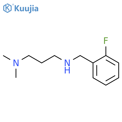 3-(dimethylamino)propyl(2-fluorophenyl)methylamine structure