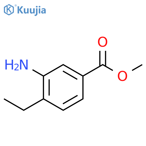 Methyl 3-amino-4-ethylbenzoate structure