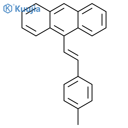 Anthracene, 9-[(1E)-2-(4-methylphenyl)ethenyl]- structure