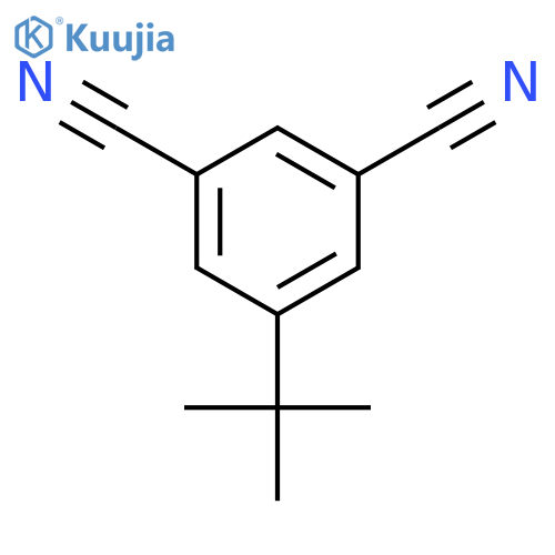 1,3-Benzenedicarbonitrile, 5-(1,1-dimethylethyl)- structure