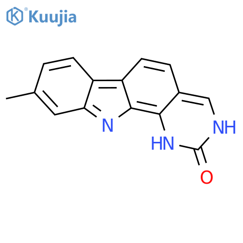 9-methyl-1H,2H,11H-pyrimido[4,5-a]carbazol-2-one structure