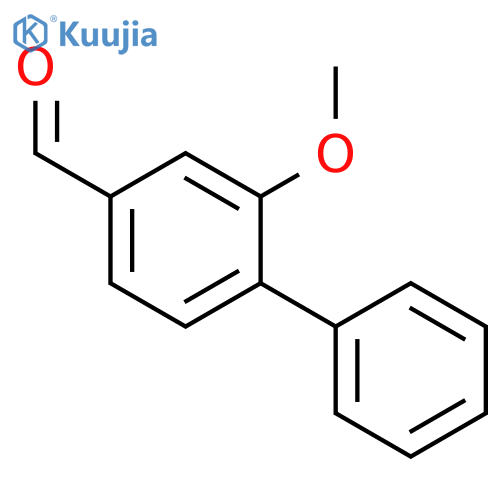 2-methoxy-[1,1'-biphenyl]-4-carbaldehyde structure