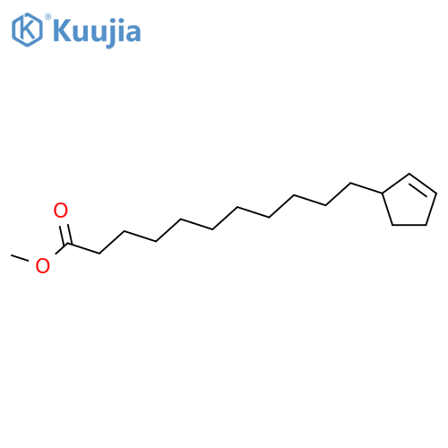 2-Cyclopentene-1-undecanoicacid, methyl ester structure
