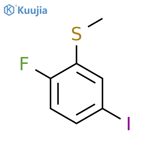 2-Fluoro-5-iodothioanisole structure
