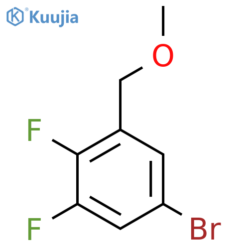 5-Bromo-1,2-difluoro-3-(methoxymethyl)benzene structure
