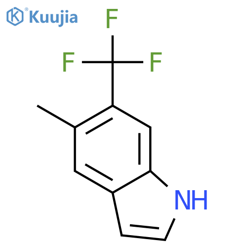 5-methyl-6-(trifluoromethyl)-1H-Indole structure