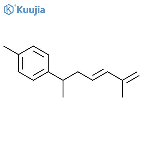 Benzene, 1-[(1S,3E)-1,5-dimethyl-3,5-hexadienyl]-4-methyl- structure