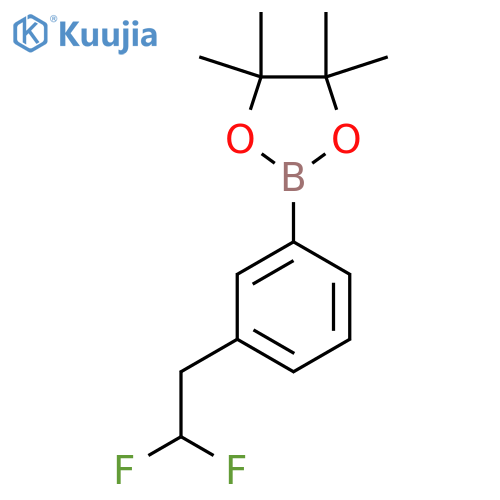 2-[3-(2,2-Difluoroethyl)phenyl]-4,4,5,5-tetramethyl-1,3,2-dioxaborolane structure