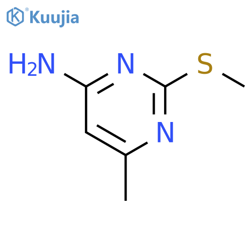 6-Methyl-2-(methylthio)pyrimidin-4-amine structure
