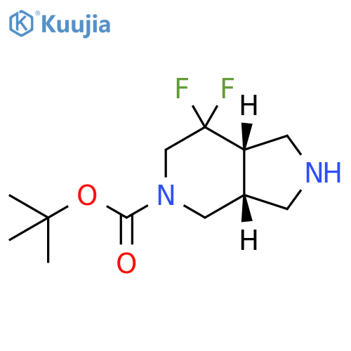 rac-tert-butyl (3aR,7aS)-7,7-difluoro-octahydro-1H-pyrrolo3,4-cpyridine-5-carboxylate, cis structure