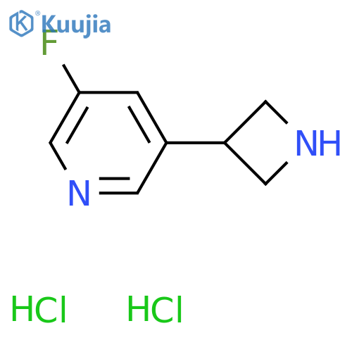3-(azetidin-3-yl)-5-fluoropyridine dihydrochloride structure