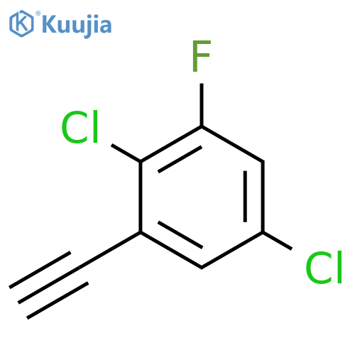 2,5-dichloro-1-ethynyl-3-fluorobenzene structure