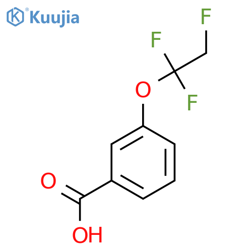 3-(1,1,2-Trifluoroethoxy)benzoic acid structure