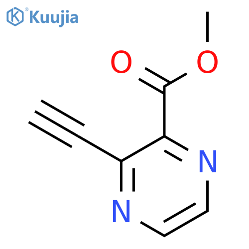 Methyl 3-ethynylpyrazine-2-carboxylate structure