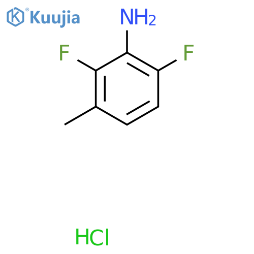 2,6-difluoro-3-methylaniline hydrochloride structure