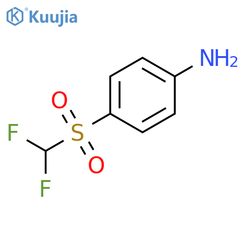 4-difluoromethanesulfonylaniline structure