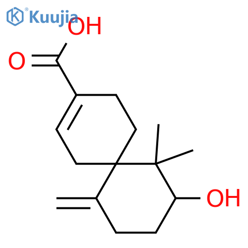 2,7(14)-Chamigradiene-10,15-diol; (6R,10S)-form, 15-Carboxylic acid structure
