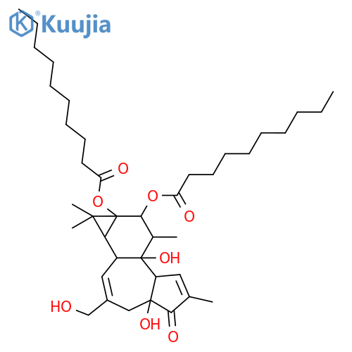 Phorbol-12,13-didecanoate structure