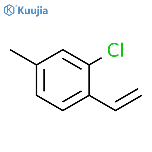2-chloro-1-ethenyl-4-methylbenzene structure