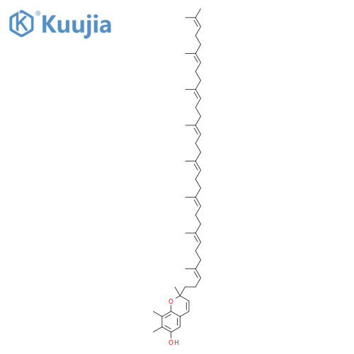 2H-1-Benzopyran-6-ol,2,7,8-trimethyl-2-[(3E,7E,11E,15E,19E,23E,27E)-4,8,12,16,20,24,28,32-octamethyl-3,7,11,15,19,23,27,31-tritriacontaoctaen-1-yl]- structure
