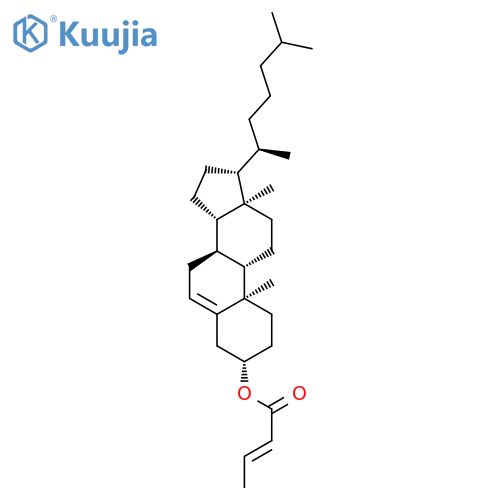 Cholest-5-en-3-ol (3b)-, 3-(2-butenoate) structure
