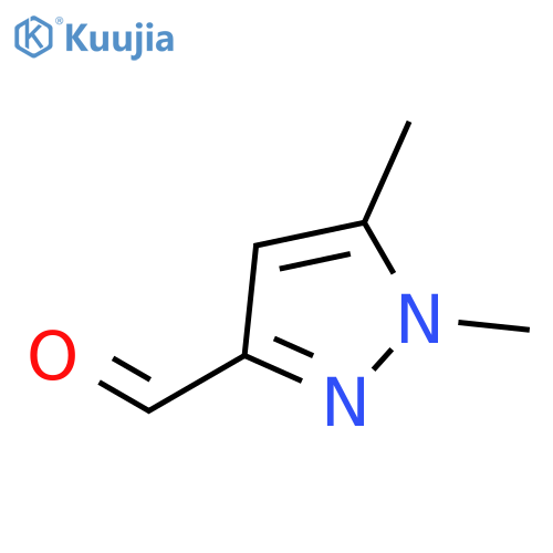 1,5-Dimethyl-1H-pyrazole-3-carbaldehyde structure