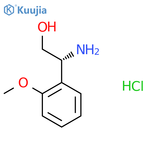 (R)-2-Amino-2-(2-methoxyphenyl)ethanol hydrochloride structure