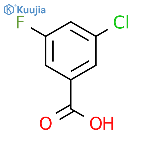3-Chloro-5-fluorobenzoic acid structure